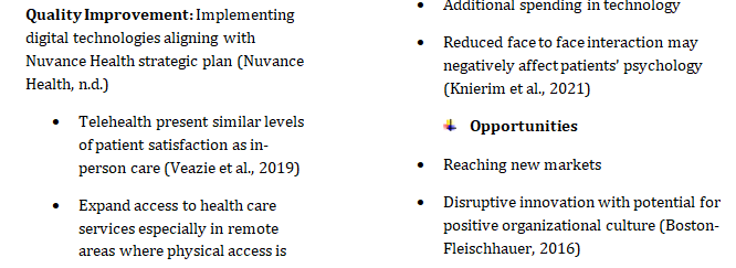 Propose a high-level quality improvement