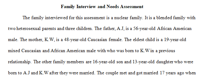 Understanding family structure