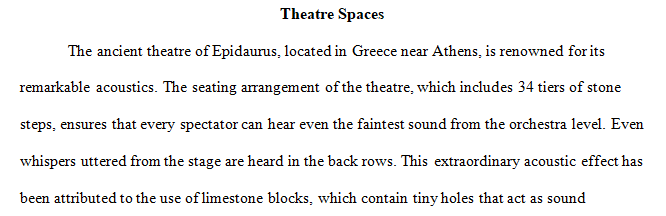 Research acoustics in Theatre Epidaurus