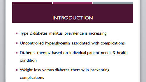 Risk of Diabetic Complication