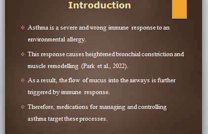 Asthma is a respiratory disorder