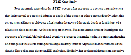 PTSD symptoms