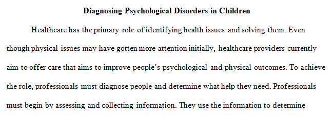 psychological disorders