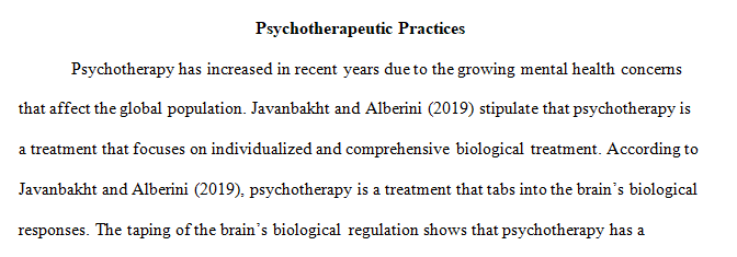 psychotherapy treatments