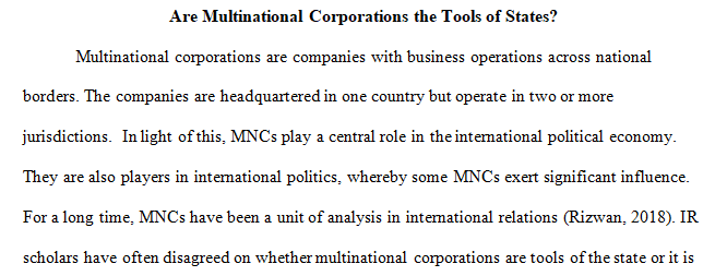 multinational corporations