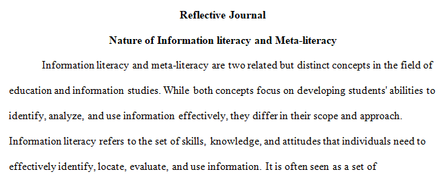 nature of information literacy 