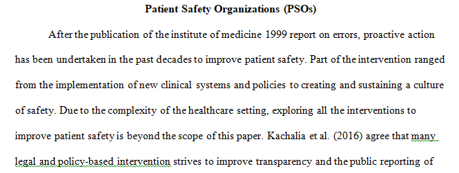 patient safety