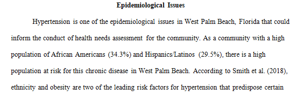 epidemiological issues