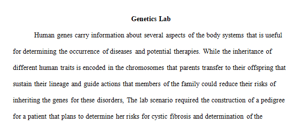  lab activity on genetics