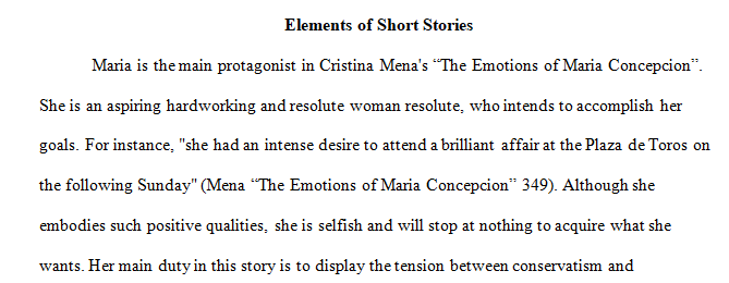 Elements of a Short Story