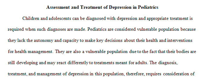 treatment of depressive disorders 