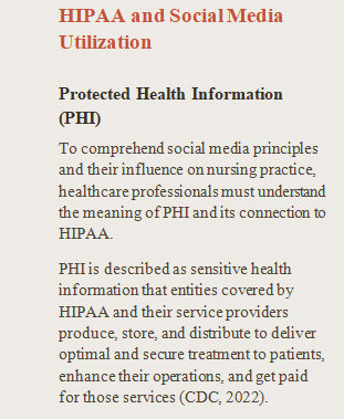 HIPAA and appropriate social media