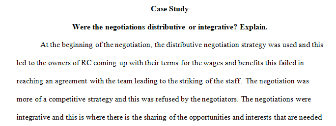 distributive or integrative