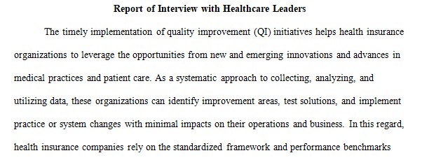 quality improvement projects