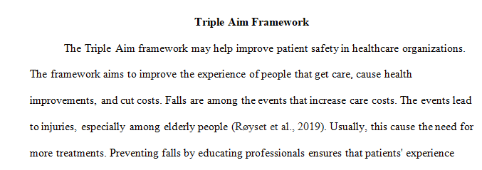 Triple Aim framework