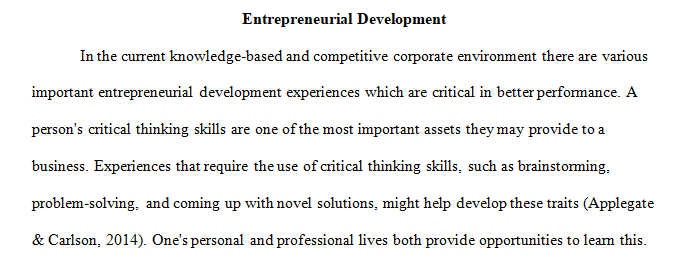 entrepreneurial development