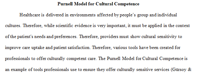 The Purnell Model for Cultural Competence