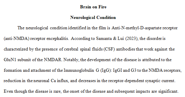 neurological and cognitive condition