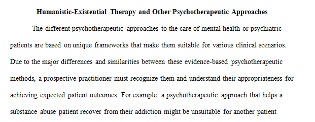 strengths of each type of therapy