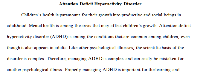 treatments for ADHD