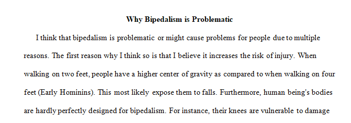 advantages of bipedalism