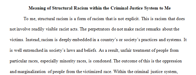 structural racism