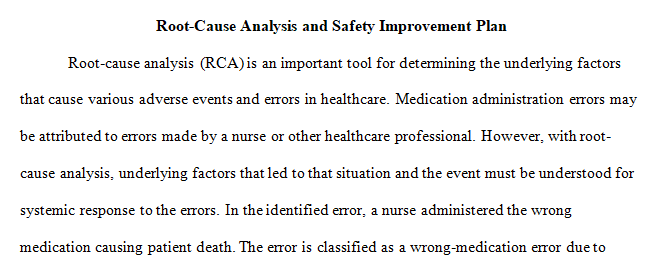 root-cause analysis