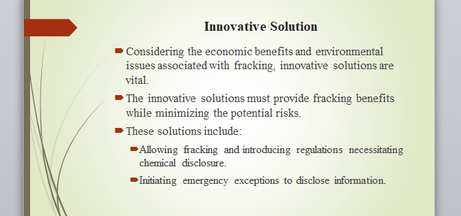 hydraulic fracturing 