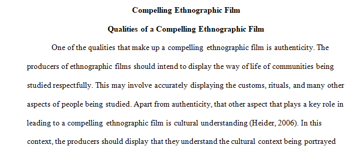 ethnographic film