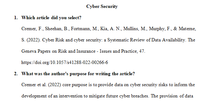 Cyber Security