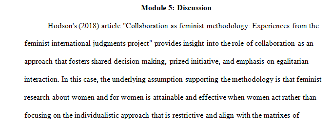 approach to feminist methods 