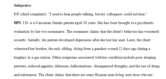 case study related to schizophrenia