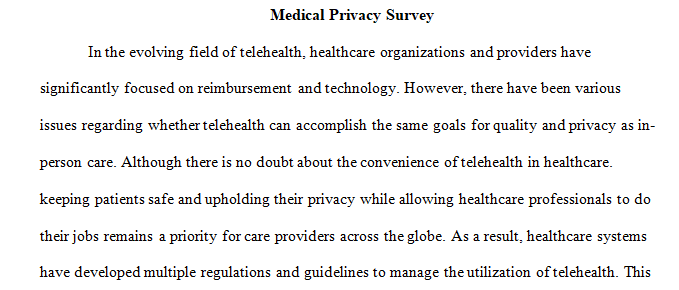 procedures concerning telehealth services