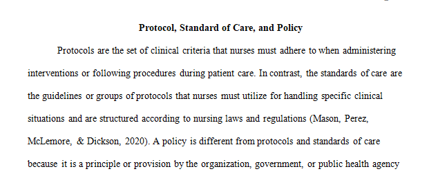 What is the difference between a protocol