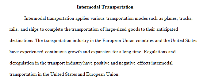 expansion of the European intermodal rail