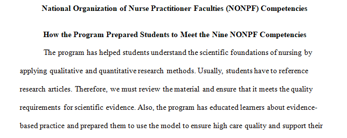 National Organization of Nurse Practitioner