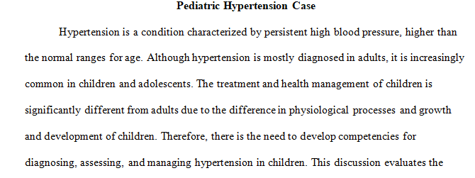 You see a 3-year-old with hypertension