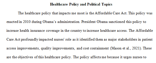 healthcare policy