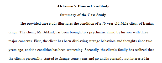 Review Alzheimer's interactive