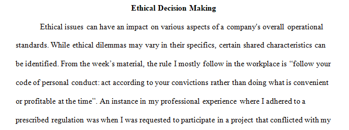 Identifying Ethical Issues