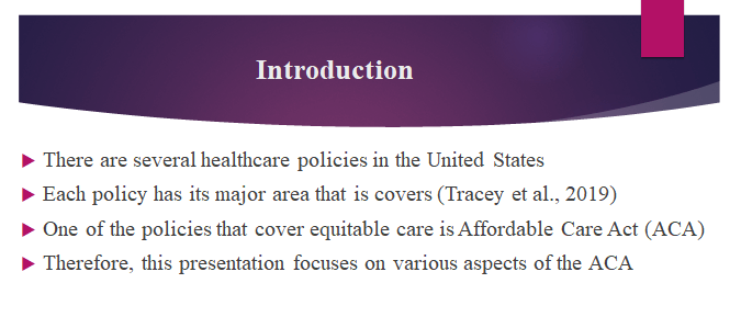 proposed health care policy