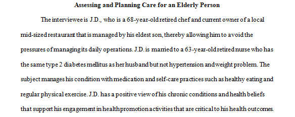 insight into the world of elder adults