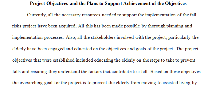 plans to support achievement