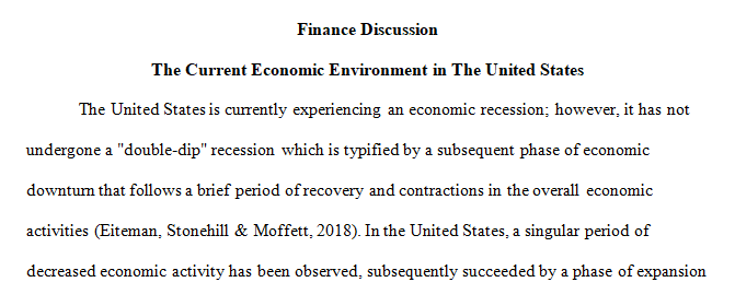 current economic environment