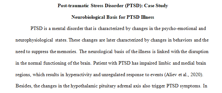 neurobiological basis for PTSD illness