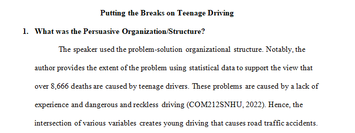 Putting the Breaks on Teenage Driving
