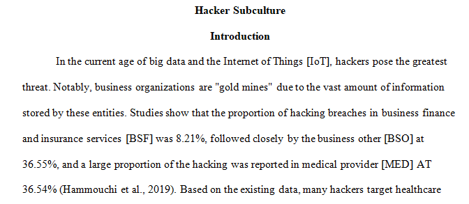 Describe the hacker subculture