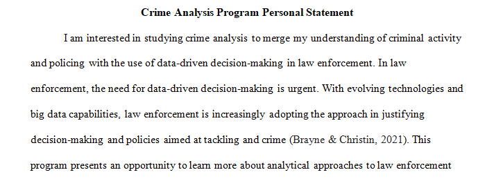  crime analysis 