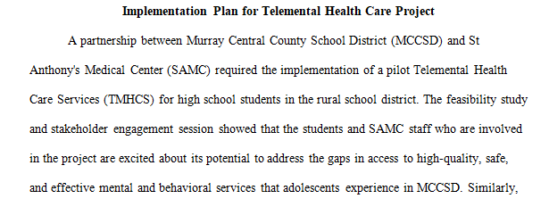 implementation plan