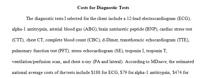 Which diagnostic tests